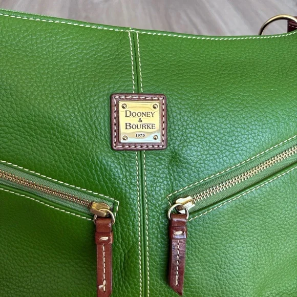 Dooney & Bourke Vibrant Green Mary Bag - Picture 2 of 10